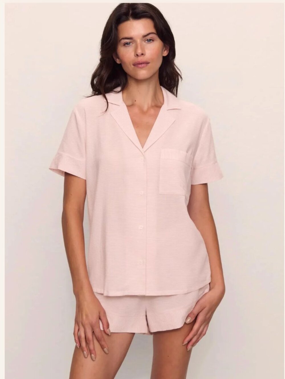Eberjey Nautico Shortie Short PJ Set